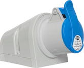 Brennenstuhl CEE 3 Pole Industrial Wall Socket 230V/16A Industrial Socket with Lid for Outdoor Use, Ideal for Outdoor Use, Construction Sites, Industry, IP44, 16A
